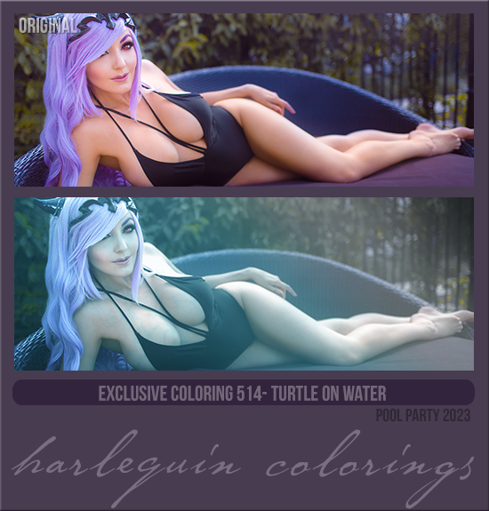 EXCLUSIVE COLORING #514 [TURTLE ON WATER]
AVAILABLE AUGUST 2024 (POOL PARTY 2023)
