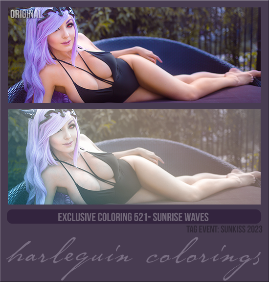 EXCLUSIVE COLORING #521 [SUNRISE WAVES]
AVAILABLE AUGUST 2024 (TAG: SUNKISS 2023)
