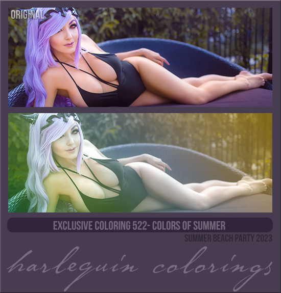 EXCLUSIVE COLORING #522 [COLORS OF SUMMER]
AVAILABLE AUGUST 2024 (SUMMER BEACH PARTY 2023)
