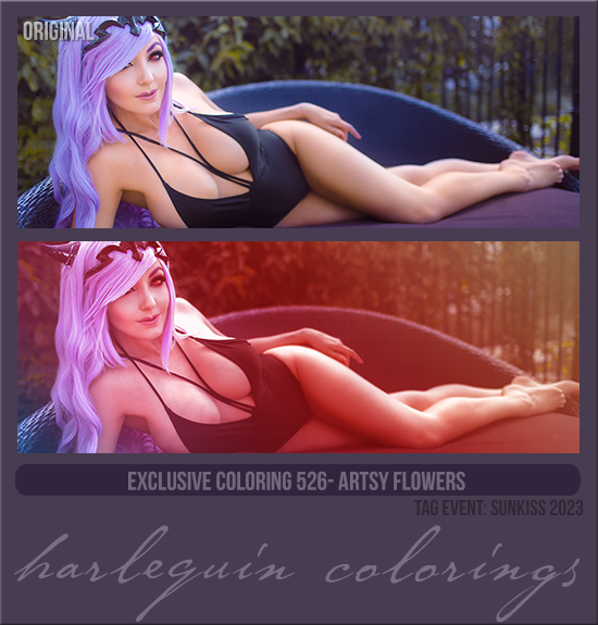 EXCLUSIVE COLORING #526 [ARTSY FLOWERS]
AVAILABLE AUGUST 2024 (TAG: SUNKISS 2023)
