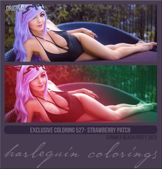 EXCLUSIVE COLORING #527 [STRAWBERRY PATCH] 
AVAILABLE AUGUST 2024 (SUMMER BEACH PARTY 2023)
