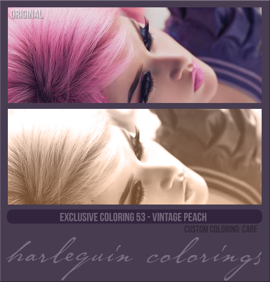 EXCLUSIVE COLORING #053  [VINTAGE PEACH]
