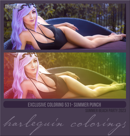 EXCLUSIVE COLORING #531 [SUMMER PUNCH] 
AVAILABLE AUGUST 2024 (SUMMER BEACH PARTY 2023)
