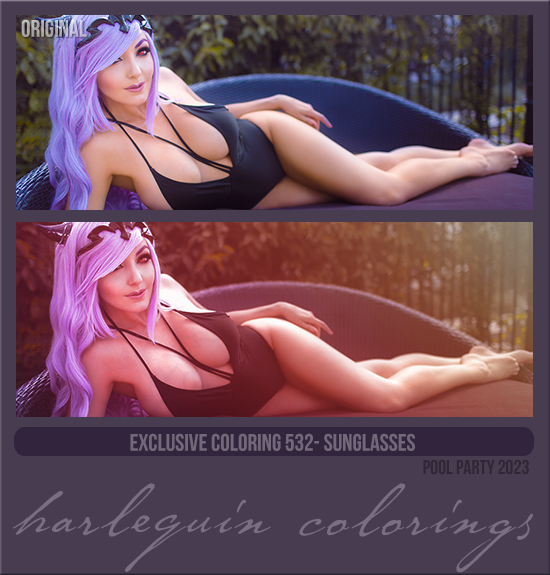 EXCLUSIVE COLORING #532 [SUNGLASSES]
AVAILABLE AUGUST 2024 (POOL PARTY 2023)
