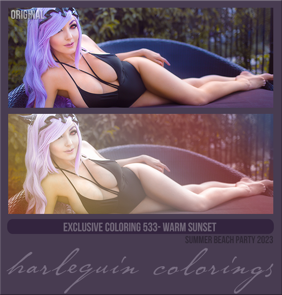 EXCLUSIVE COLORING #533 [WARM SUNSET]
AVAILABLE AUGUST 2024 (SUMMER BEACH PARTY 2023)
