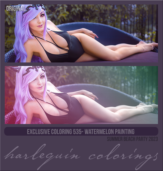 EXCLUSIVE COLORING #535 [WATERMELON PAINTING]
AVAILABLE AUGUST 2024 (SUMMER BEACH PARTY 2023)
