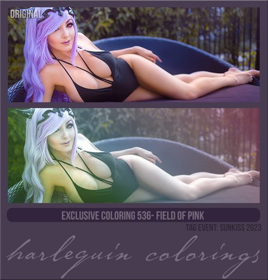 EXCLUSIVE COLORING #536 [FIELD OF PINK] 
AVAILABLE AUGUST 2024 (TAG: SUNKISS 2023)
