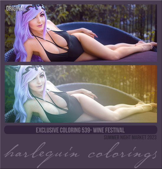 EXCLUSIVE COLORING #539 [WINE FESTIVAL]
AVAILABLE AUGUST 2024 (SUMMER NIGHT MARKET 2023)
