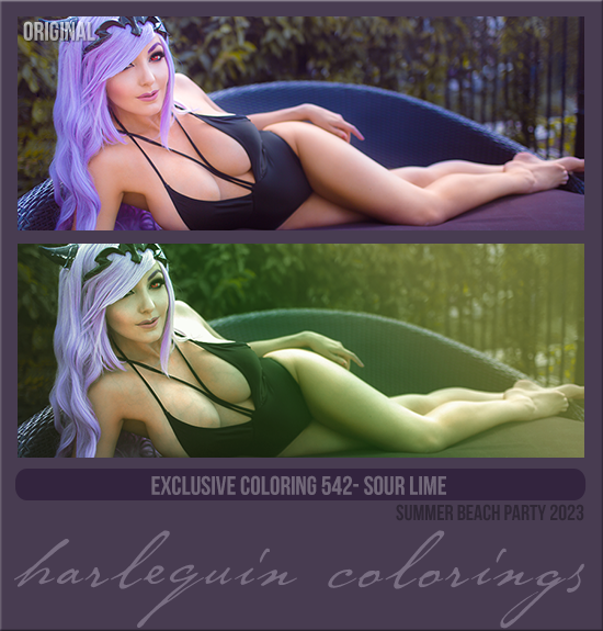 EXCLUSIVE COLORING #542 [SOUR LIME]
AVAILABLE AUGUST 2024 (SUMMER BEACH PARTY 2023)
