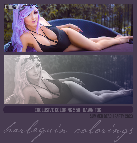 EXCLUSIVE COLORING #550 [DAWN FOG]
AVAILABLE AUGUST 2024 (SUMMER BEACH PARTY 2023)
