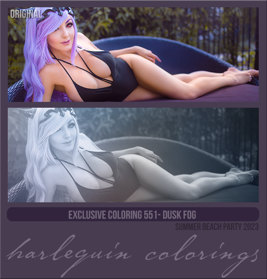 EXCLUSIVE COLORING #551 [DUSK FOG]
AVAILABLE AUGUST 2024 (SUMMER BEACH PARTY 2023)
