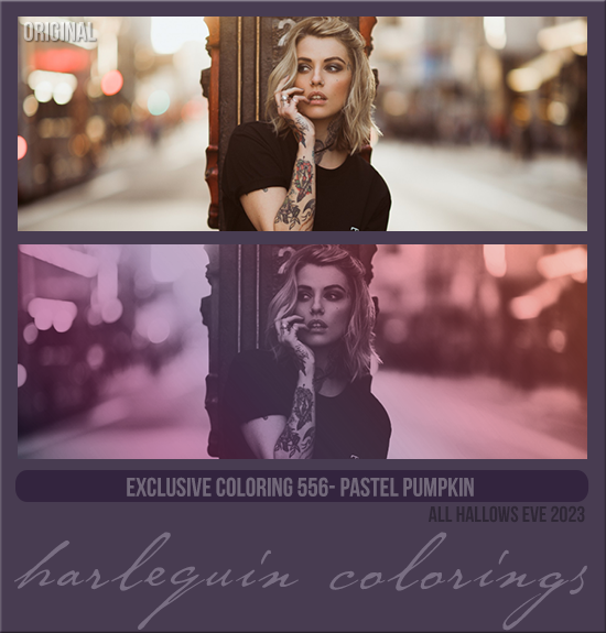 EXCLUSIVE COLORING #556 [PASTEL PUMPKIN]
AVAILABLE OCTOBER 2024 (ALL HALLOWS EVE 2023)
