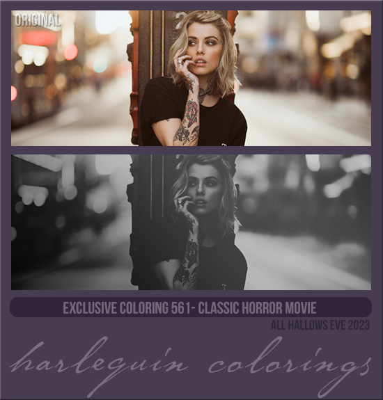 EXCLUSIVE COLORING #561 [CLASSIC HORROR MOVIE]
AVAILABLE OCTOBER 2024 (ALL HALLOWS EVE 2023)
