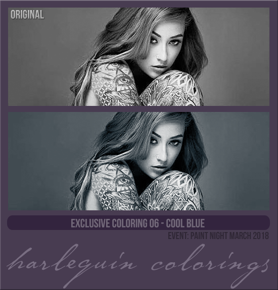 EXCLUSIVE COLORING #006  [COOLBLUE]
