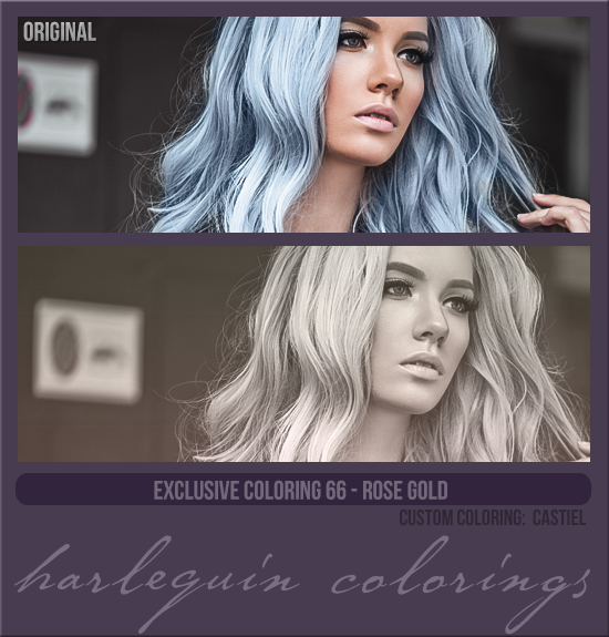 EXCLUSIVE COLORING #066  [ROSE GOLD]
