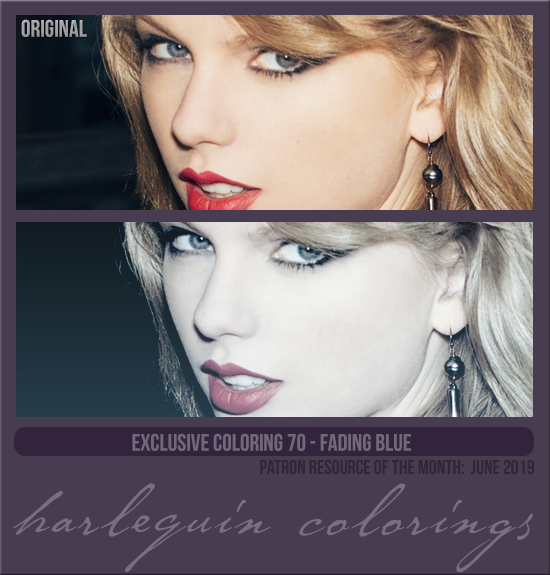 EXCLUSIVE COLORING #070  [FADING BLUE]
