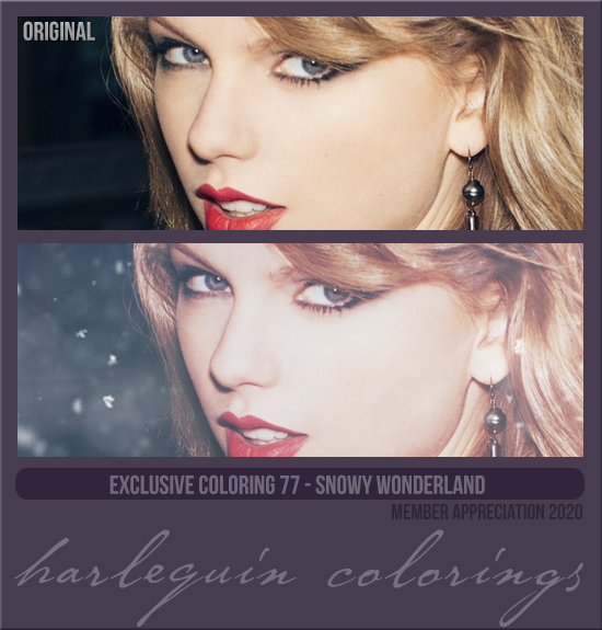 EXCLUSIVE COLORING #077  [SNOWY WONDERLAND]
