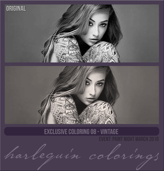 EXCLUSIVE COLORING #008  [VINTAGE]
