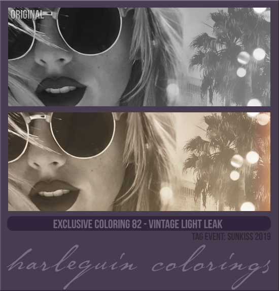 EXCLUSIVE COLORING #082  [VINTAGE LIGHT LEAK]
