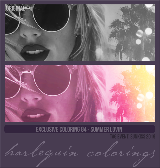 EXCLUSIVE COLORING #084  [SUMMER LOVIN]
