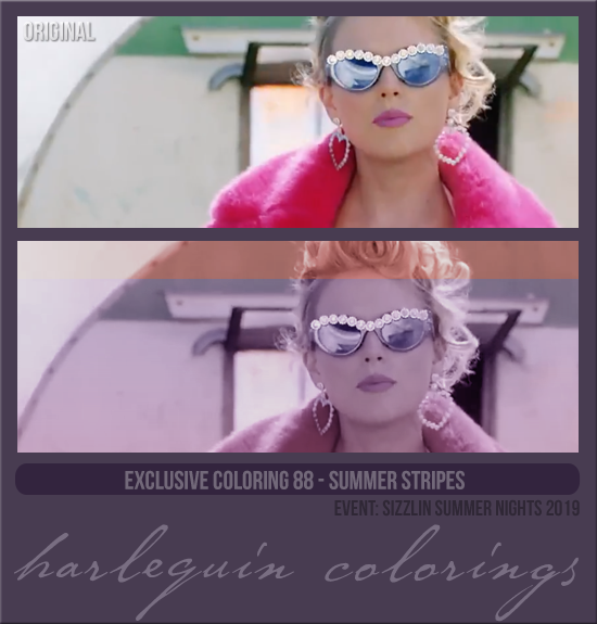 EXCLUSIVE COLORING #088  [SUMMER STRIPES]
