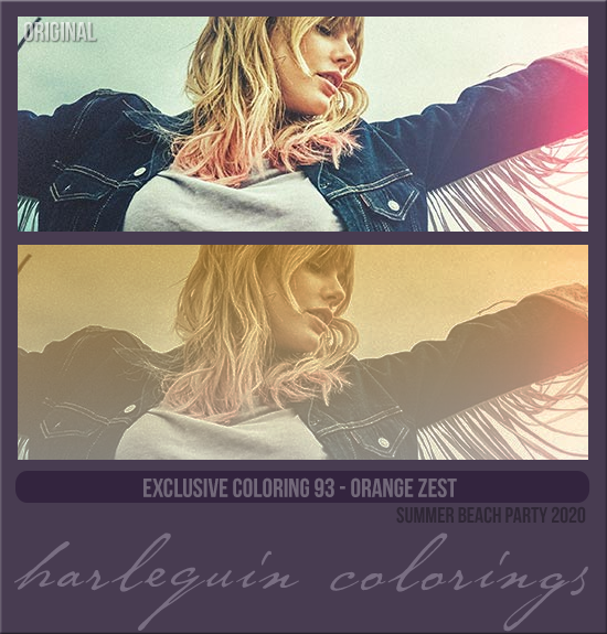 EXCLUSIVE COLORING #093  [ORANGE ZEST]
