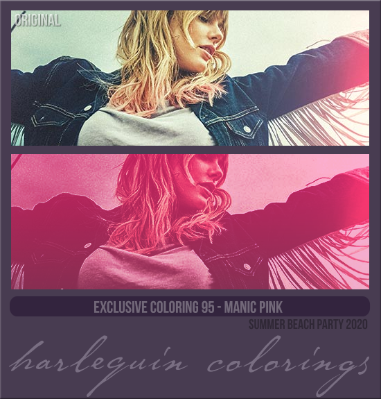 EXCLUSIVE COLORING #095  [MANIC PINK]
