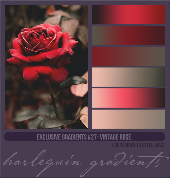 EXCLUSIVE GRADIENTS #027 [VINTAGE ROSE]
AVAILABLE DECEMBER 2023 (COUNTDOWN TO STYLE 2022)
