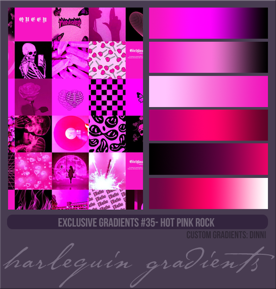 EXCLUSIVE GRADIENT PACK #035 [HOT PINK ROCK]
(COUNTDOWN TO STYLE 2023)
