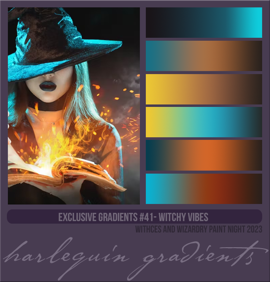 EXCLUSIVE GRADIENTS #041 [WITCHY VIBES]
AVAILABLE MARCH 2024 (WITCHES AND WIZARDRY PAINT NIGHT 2023)
