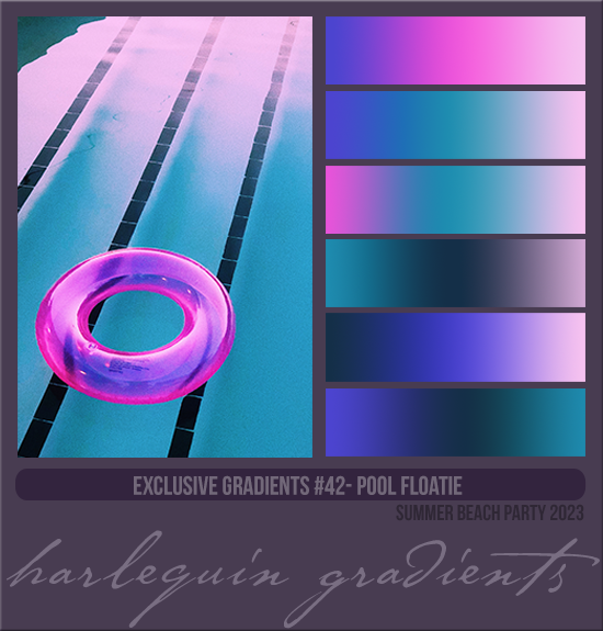 EXCLUSIVE GRADIENTS #042 [POOL FLOATIE]
AVAILABLE AUGUST 2024 (SUMMER BEACH PARTY 2023)

