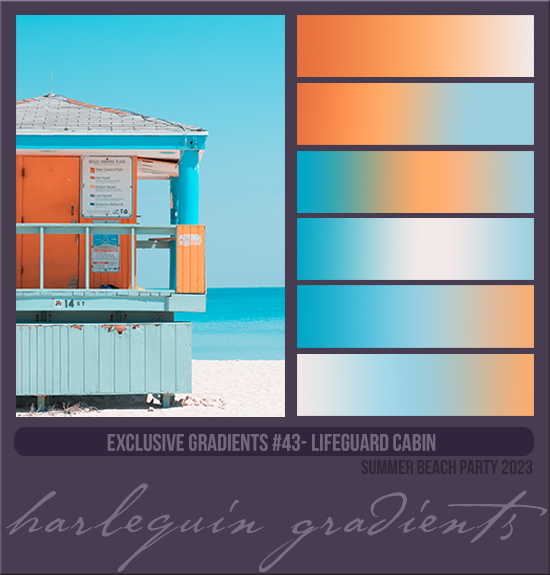 EXCLUSIVE GRADIENTS #043 [LIFEGUARD CABIN]
AVAILABLE AUGUST 2024 (SUMMER BEACH PARTY 2023)

