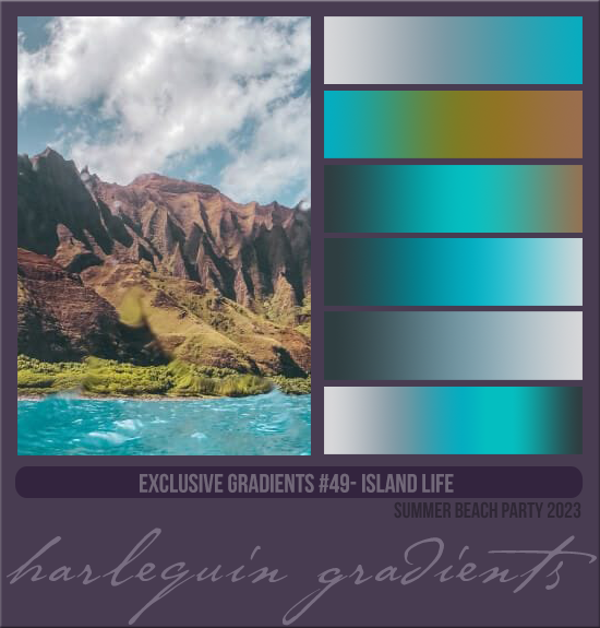 EXCLUSIVE GRADIENTS #049 [ISLAND LIFE]
AVAILABLE AUGUST 2024 (SUMMER BEACH PARTY 2023)
