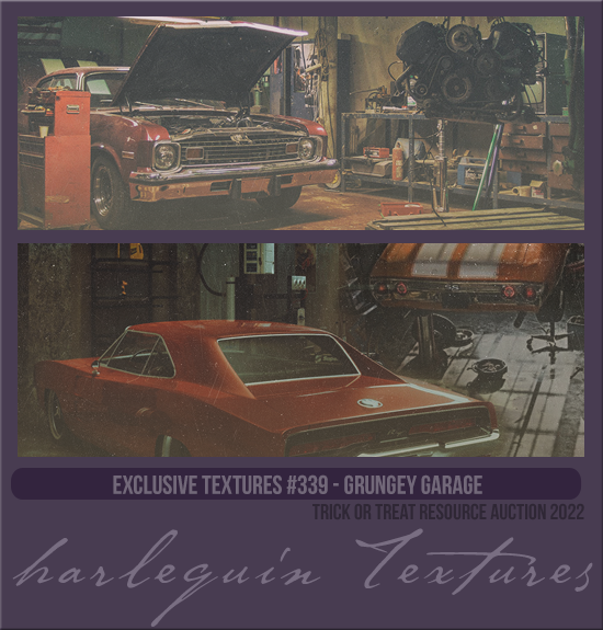 EXCLUSIVE PACK #339 [GRUNGEY GARAGE]
AVAILABLE MAY 2023 (TRICK OR TREAT AUCTION 2022)
