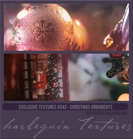 EXCLUSIVE PACK #342 [CHRISTMAS ORNAMENTS]
AVAILABLE DECEMBER 2023 (DCD ADVENT CALENDAR 2022)
