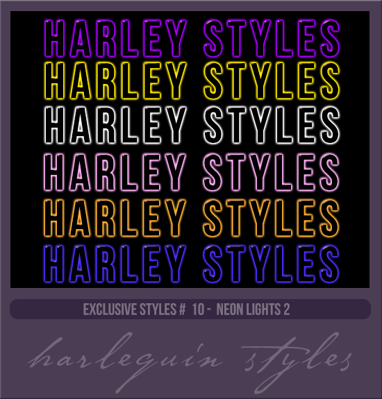 EXCLUSIVE STYLES #010 [NEON LIGHTS 2]
