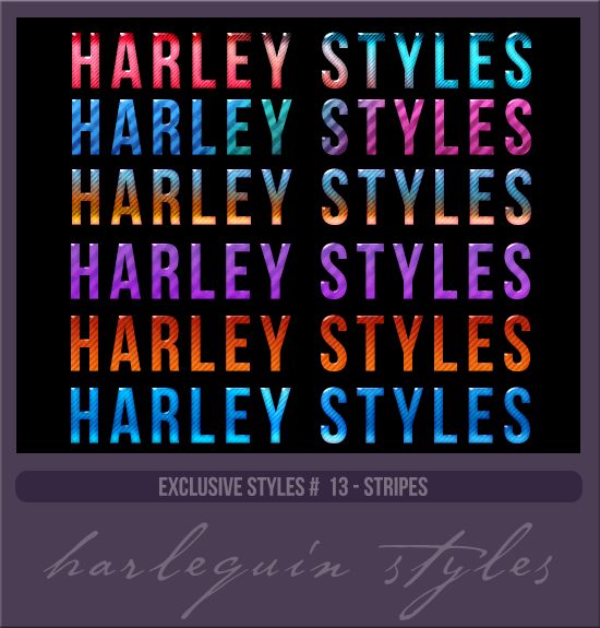 EXCLUSIVE STYLES #013 [STRIPES]
