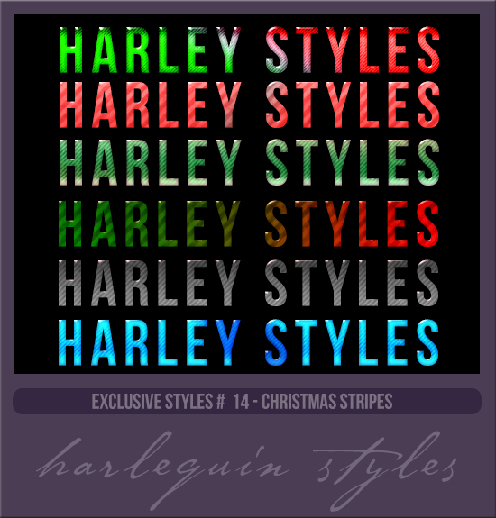 EXCLUSIVE STYLES #014 [CHRISTMAS STRIPES]
(DECEMBER EVENTS 2021)
