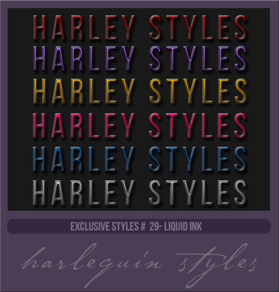 EXCLUSIVE STYLES #029 [LIQUID INK]
AVAILABLE DECEMBER 2023
