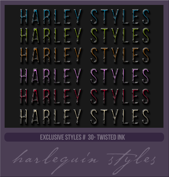 EXCLUSIVE STYLES #030 [TWISTED INK]
AVAILABLE DECEMBER 2023
