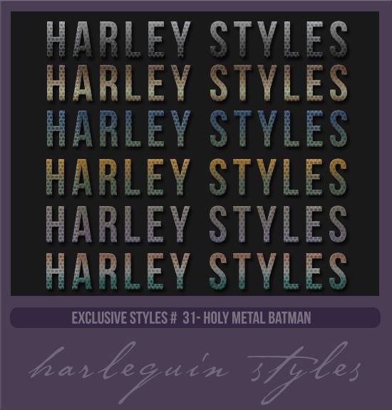 EXCLUSIVE STYLES #031 [HOLY METAL BATMAN]
AVAILABLE AUGUST 2023
