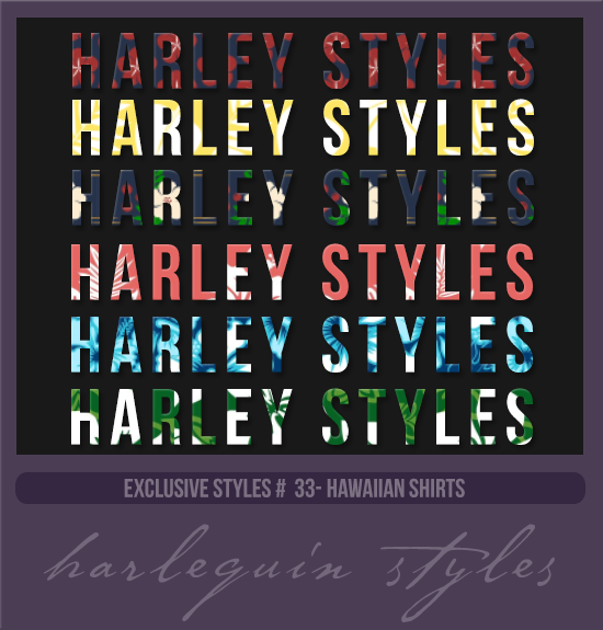 EXCLUSIVE STYLES #033 [HAWAIIAN SHIRTS]
AVAILABLE AUGUST 2023
