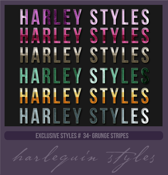 EXCLUSIVE STYLES #034 [GRUNGE STRIPES]
AVAILABLE AUGUST 2023
