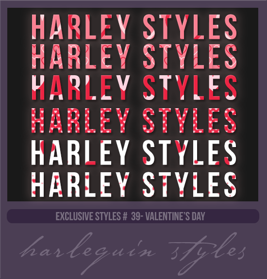 EXCLUSIVE STYLES #039 [VALENTINE'S DAY]
AVAILABLE FEBRUARY 2024 (LOVE BITES PAINT NIGHT 2023)
