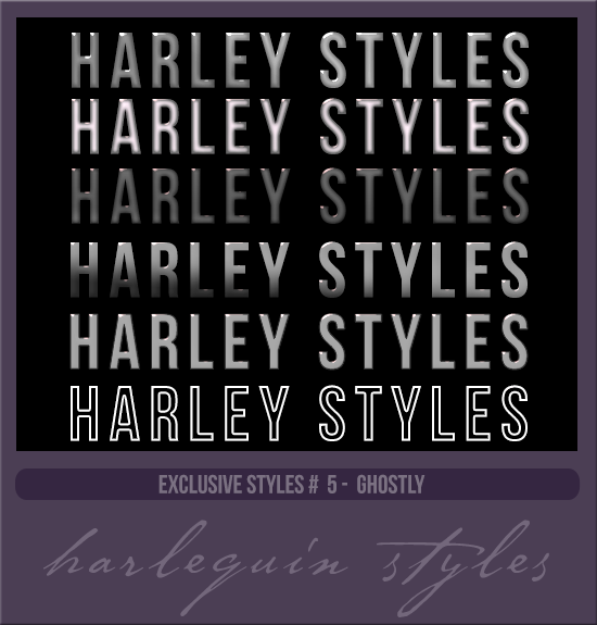 EXCLUSIVE STYLES #005 [GHOSTLY]
AVAILABLE MAY 2023 (OCTOBER EVENTS 2022)
