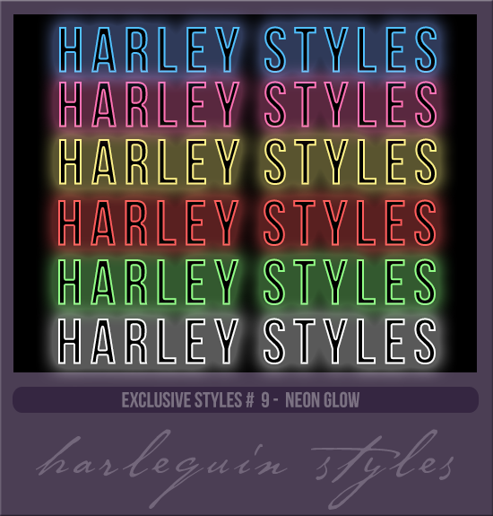 EXCLUSIVE STYLES #009 [NEON GLOW]
