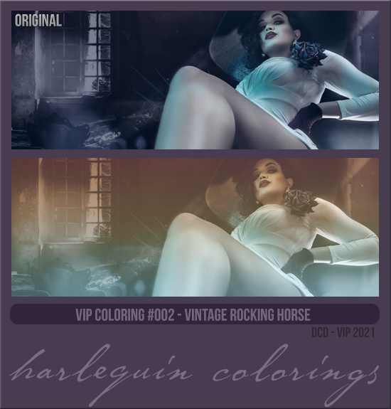 VIP COLORING #002 [VINTAGE ROCKING HORSE]
